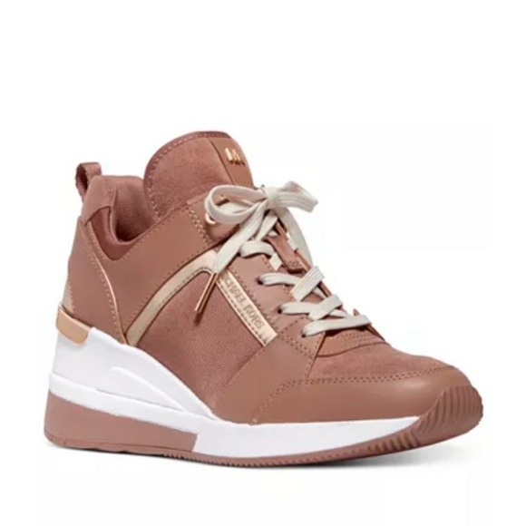 michael kors georgie wedge sneaker